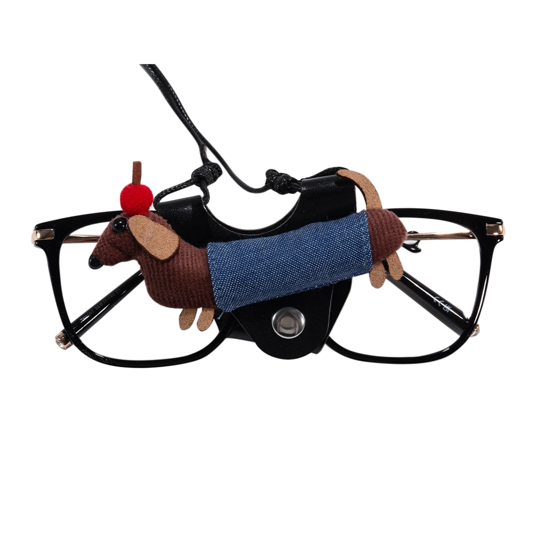 Neckband glasses storage box